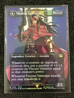 Vincent Valentine [Borderless Foil] #383 Final Fantasy Magic The Gathering - Image 1