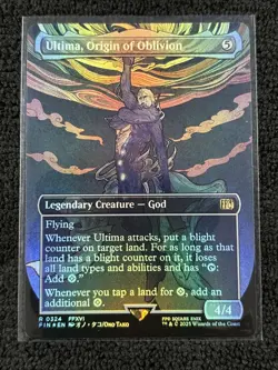 Ultima, Origin of Oblivion [Borderless Foil] #324 Final Fantasy MTG - Image 1
