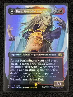 Kuja, Genome Sorcerer [Borderless Foil] #399 Final Fantasy Magic The Gathering - Image 1