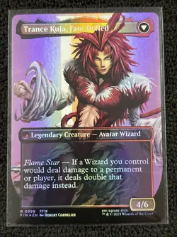 Kuja, Genome Sorcerer [Borderless Foil] #399 Final Fantasy Magic The Gathering - Image 2