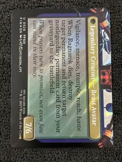 Fang, Fearless l'Cie [Borderless Surge Foil] #526 Final Fantasy MTG - Image 2