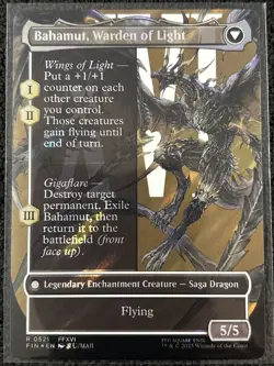 Dion, Bahamut's Dominant [Borderless Surge Foil] #521 Final Fantasy MTG - Image 2