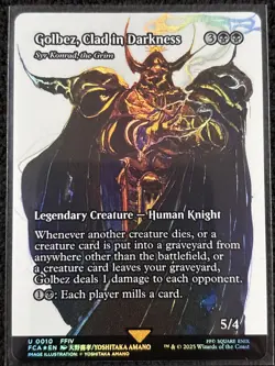 Golbez, Clad in Darkness [Foil] #10 Final Fantasy Magic The Gathering - Image 1