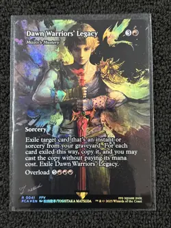 Dawn Warriors' Legacy [Foil] #41 Final Fantasy Magic The Gathering - Image 1
