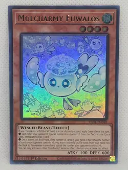 Yu-Gi-Oh! Mulcharmy Fuwalos (UR) RA04-EN050 Quarter Century Stampede Ultra Rare - Image 1