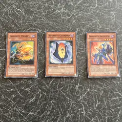 Yu-Gi-Oh! Infernity Archfiend Guardian Dwarf WC09 EN001, EN002, EN003 Set - Image 1