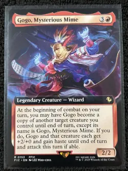 Gogo, Mysterious Mime [Extended Art] #153 Final Fantasy Magic The Gathering - Image 1