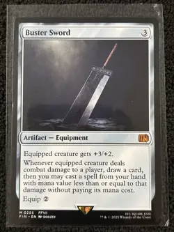 Buster Sword #255 Final Fantasy Magic The Gathering - Image 1