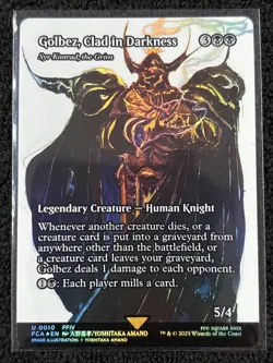 Golbez, Clad in Darkness [Foil] #10 Final Fantasy Magic The Gathering - Image 1