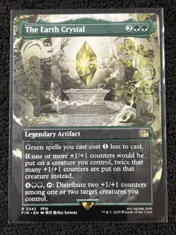The Earth Crystal [Borderless] #342 Final Fantasy Magic The Gathering - Image 1