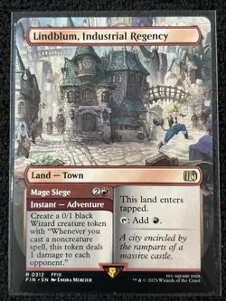 Lindblum, Industrial Regency [Borderless] #312 Final Fantasy Magic The Gathering - Image 1