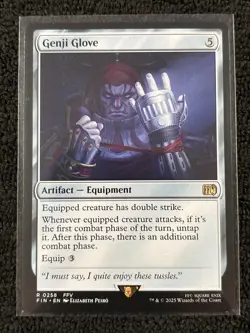 Genji Glove #258 Final Fantasy Magic The Gathering - Image 1