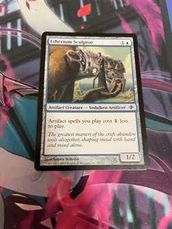 MTG - ETHERIUM SCULPTOR - COMMON - SHARDS OF ALARA - LP - Image 1