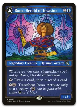 Rona, Herald of Invasion (Showcase) #295 (NM) March of the Machine MOM Magic MTG - Image 1