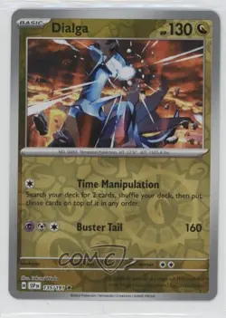 Dialga Reverse Foil Pokemon SV08: Surging Sparks #135 - Image 1