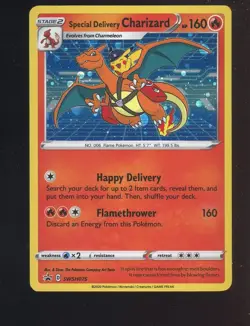 2020 Pokemon SWSH BSP Pokemon Center UK #075 Special Delivery Charizard - Image 1