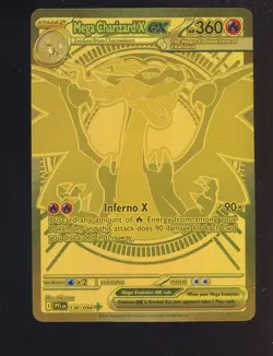 2025 Pokemon PFL EN Mega Hyper Rare #130 Mega Charizard X ex PACK FRESH - Image 1