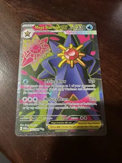 MEGA Starmie EX Perfect Order Pokemon Card Full Art ENGLISH - Image 1