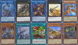 Yugioh Earth Machine Deck - Machina Gearframe Infinitrack Harvester Railway - Image 1