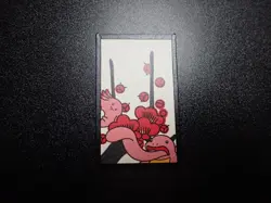Pokemon Traditional Poker Playing Card Hanafuda Chansey Lickitung #8 NM- orNM/EX - Image 1
