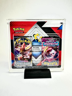Pokemon 3 Pack Case (Thick/Deep/Pin Variant) – Acrylic Display - Image 1
