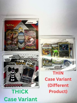 Pokemon 3 Pack Case (Thick/Deep/Pin Variant) – Acrylic Display - Image 3