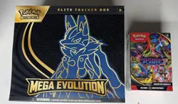 POKEMON ETB MEGA EVOLUTION / BOOSTER BUNDLE PHANTASMAL FLAMES TCG (lot2) - Image 3