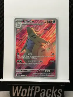Pokemon Paldea Evolved - Tyranitar 222/193 Illustration Rare Holo - Image 1