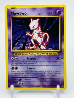 Pokemon Mewtwo Rare XY Evolutions Non-Holo 51/108 NM - Image 1