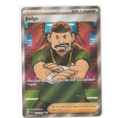 Pokemon TCG Judge 228/091 Paldean Fates Ultra Rare Full Art NM - Image 1