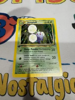 Jumpluff 1st Edition 7/111 Holo Neo Genesis Pokemon - Image 1