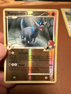 Pokemon TCG Rampardos GL Holo Rare Reverse Holo Rising Rivals 11/111 - Image 1