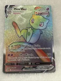 POKEMON TCG MEW VMAX (Secret) 268/264 Swsh08: Fusion Strike Holo NM. - Image 1