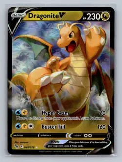 Dragonite V Ultra Rare Pokemon GO 049/078 NM - Image 1