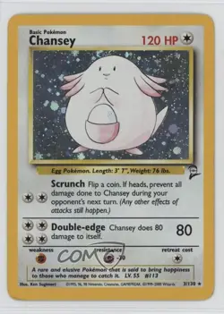 Chansey Holo Pokemon Base Set 2 #3 2000 - Image 1