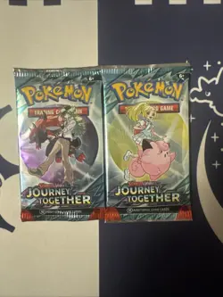 Pokemon Journey Together Booster Packs - New/Sealed 2 Packs - Image 1