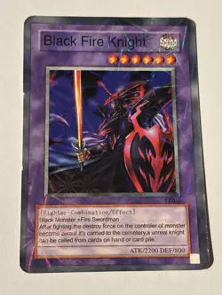 Yu-Gi-Oh! TCG Fake Card Black Fire Knight - Image 1