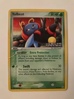 Pokemon - Volbeat - 56/113 - Stamped - 2005 Ex Delta Species - Image 1