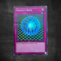 1996 Yu-Gi-Oh! 1st Edition Gravity Bind Super Rare LCYW-EN150 - Image 1