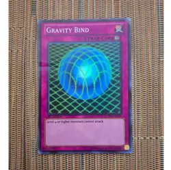 1996 Yu-Gi-Oh! 1st Edition Gravity Bind Super Rare LCYW-EN150 - Image 2