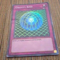 1996 Yu-Gi-Oh! 1st Edition Gravity Bind Super Rare LCYW-EN150 - Image 3