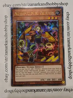 YuGiOh Noh-P.U.N.K. Ze Amin RA04-EN293 Quarter Century Secret Rare - Image 1