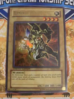 Yugioh Elemental Hero Sparkman YSD-ENS01 NM - Image 1