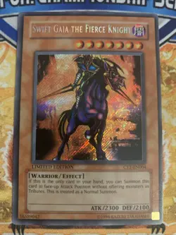 Yugioh Swift Gaia the Fierce Knight CT1-EN004 NM - Image 1