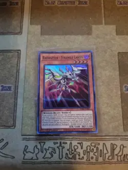 YUGIOH RAIDRAPTOR STRANGLE LANIUS PHRA-EN005 SUPER 1ST ED NM - Image 1
