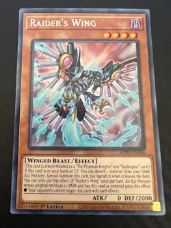 Yugioh Raider's Wing MP21-EN166 Rare 1st Edition NM - Image 1