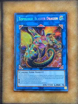 Yugioh Topologic Blaster Dragon BRPO-EN046 Secret Rare 1st Ed NM - Image 1