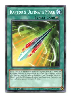 Raptor's Ultimate Mace - MP16-EN145 1st Edition - YuGiOh-LP - Image 1