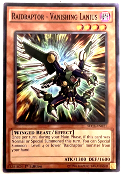 YuGiOh! - Raidraptor - Vanishing Lanius - Common - Image 1