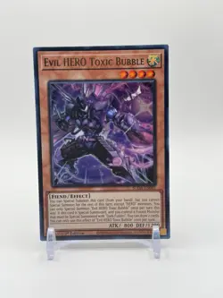Yugioh Evil HERO Toxic Bubble SUDA-EN001 Ultra Rare 1st Ed NM - Image 1
